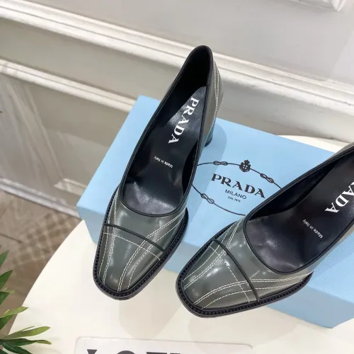 Cheap Prada High-heeled Shoes For Women #1409237 Replica Wholesale [$125.00 USD] [ITEM#1409237] on Replica Prada High-heeled Shoes