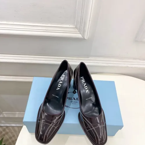 Cheap Prada High-heeled Shoes For Women #1409238 Replica Wholesale [$125.00 USD] [ITEM#1409238] on Replica Prada High-heeled Shoes