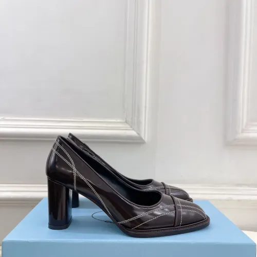 Cheap Prada High-heeled Shoes For Women #1409238 Replica Wholesale [$125.00 USD] [ITEM#1409238] on Replica Prada High-heeled Shoes