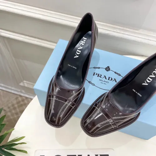 Cheap Prada High-heeled Shoes For Women #1409238 Replica Wholesale [$125.00 USD] [ITEM#1409238] on Replica Prada High-heeled Shoes