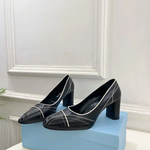 Cheap Prada High-heeled Shoes For Women #1409239 Replica Wholesale [$125.00 USD] [ITEM#1409239] on Replica Prada High-heeled Shoes