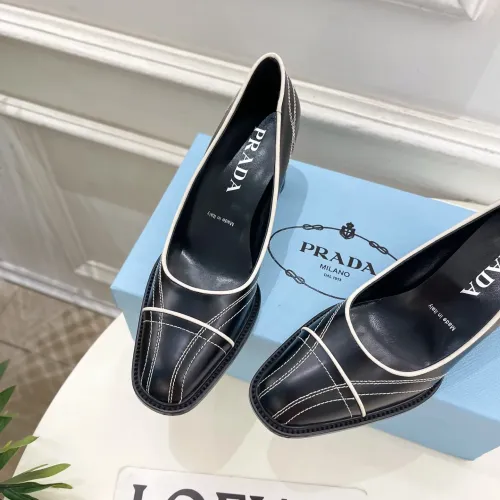 Cheap Prada High-heeled Shoes For Women #1409239 Replica Wholesale [$125.00 USD] [ITEM#1409239] on Replica Prada High-heeled Shoes