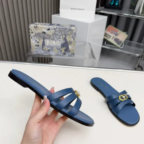 Cheap Christian Dior Slippers For Women #1409325 Replica Wholesale [$82.00 USD] [ITEM#1409325] on Replica Christian Dior Slippers