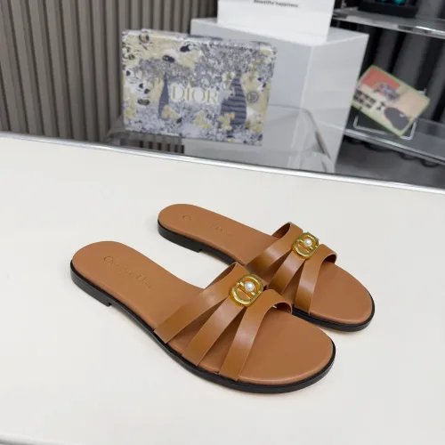 Cheap Christian Dior Slippers For Women #1409326 Replica Wholesale [$82.00 USD] [ITEM#1409326] on Replica Christian Dior Slippers