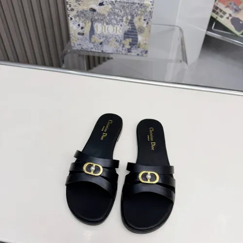 Cheap Christian Dior Slippers For Women #1409328 Replica Wholesale [$82.00 USD] [ITEM#1409328] on Replica Christian Dior Slippers