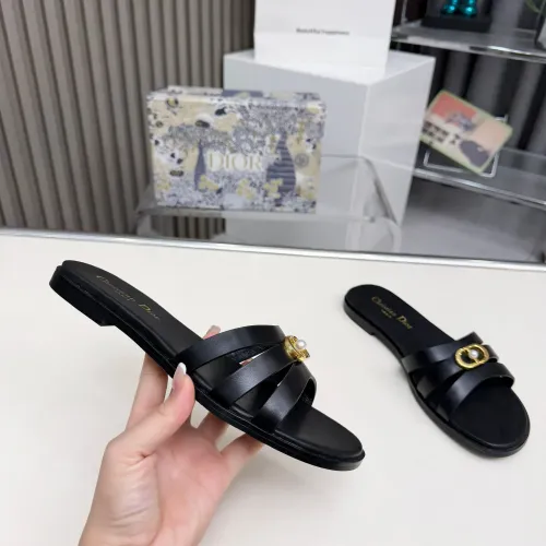 Cheap Christian Dior Slippers For Women #1409328 Replica Wholesale [$82.00 USD] [ITEM#1409328] on Replica Christian Dior Slippers