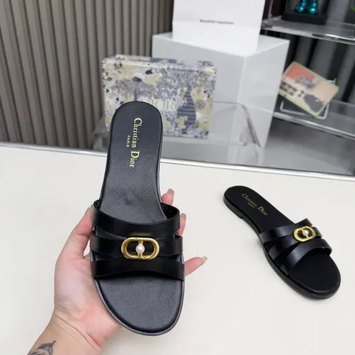 Cheap Christian Dior Slippers For Women #1409328 Replica Wholesale [$82.00 USD] [ITEM#1409328] on Replica Christian Dior Slippers