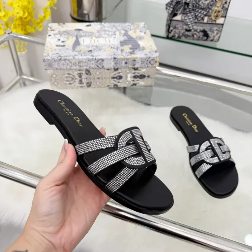 Cheap Christian Dior Slippers For Women #1409330 Replica Wholesale [$85.00 USD] [ITEM#1409330] on Replica Christian Dior Slippers
