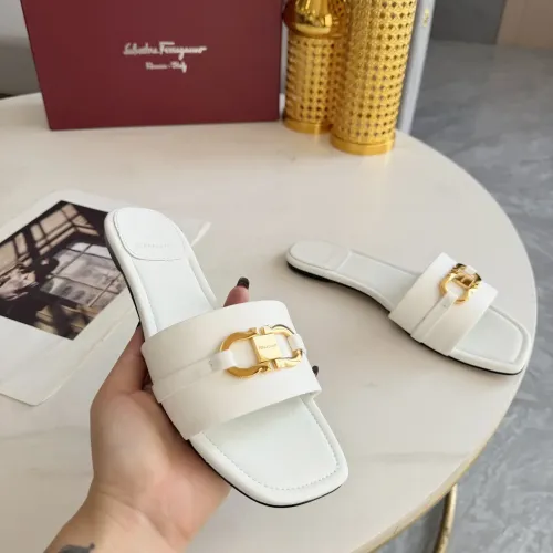 Cheap Salvatore Ferragamo Slippers For Women #1409338 Replica Wholesale [$82.00 USD] [ITEM#1409338] on Replica Salvatore Ferragamo Slippers