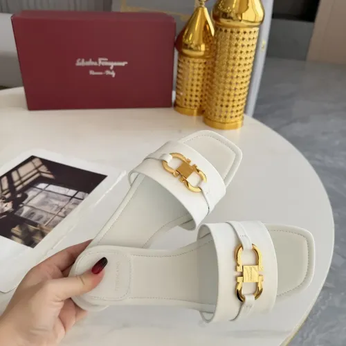 Cheap Salvatore Ferragamo Slippers For Women #1409338 Replica Wholesale [$82.00 USD] [ITEM#1409338] on Replica Salvatore Ferragamo Slippers