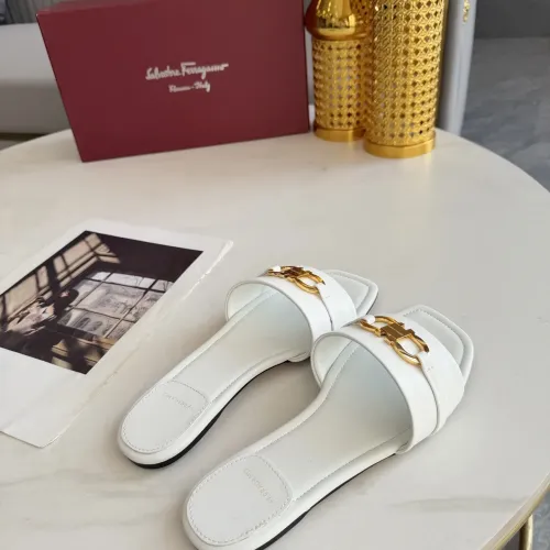 Cheap Salvatore Ferragamo Slippers For Women #1409338 Replica Wholesale [$82.00 USD] [ITEM#1409338] on Replica Salvatore Ferragamo Slippers