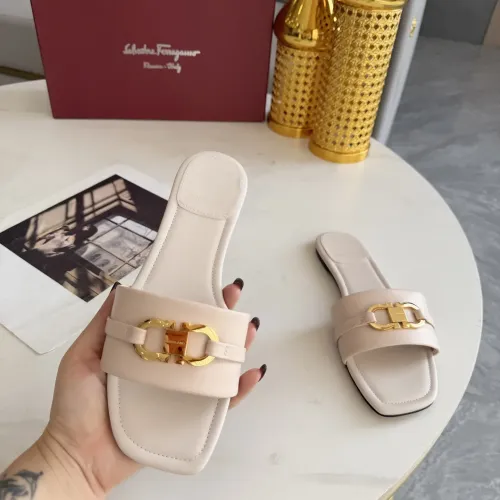 Cheap Salvatore Ferragamo Slippers For Women #1409339 Replica Wholesale [$82.00 USD] [ITEM#1409339] on Replica Salvatore Ferragamo Slippers