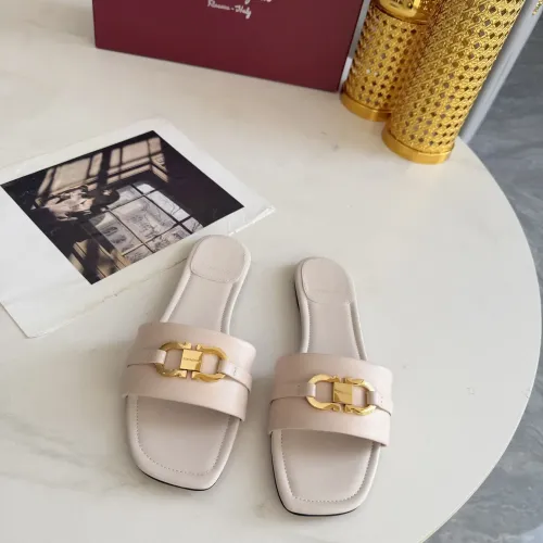 Cheap Salvatore Ferragamo Slippers For Women #1409339 Replica Wholesale [$82.00 USD] [ITEM#1409339] on Replica Salvatore Ferragamo Slippers