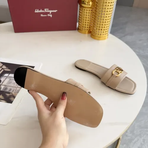 Cheap Salvatore Ferragamo Slippers For Women #1409340 Replica Wholesale [$82.00 USD] [ITEM#1409340] on Replica Salvatore Ferragamo Slippers