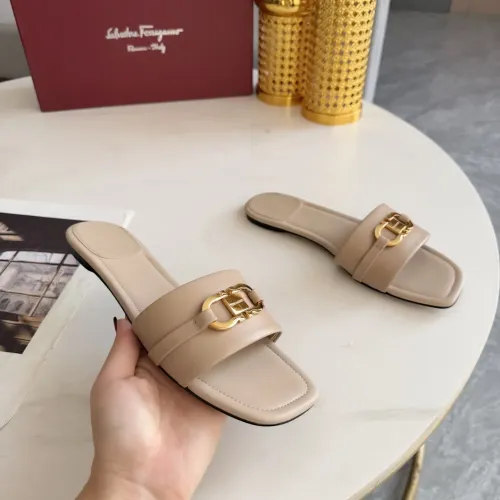 Cheap Salvatore Ferragamo Slippers For Women #1409340 Replica Wholesale [$82.00 USD] [ITEM#1409340] on Replica Salvatore Ferragamo Slippers