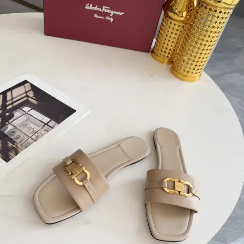 Cheap Salvatore Ferragamo Slippers For Women #1409340 Replica Wholesale [$82.00 USD] [ITEM#1409340] on Replica Salvatore Ferragamo Slippers
