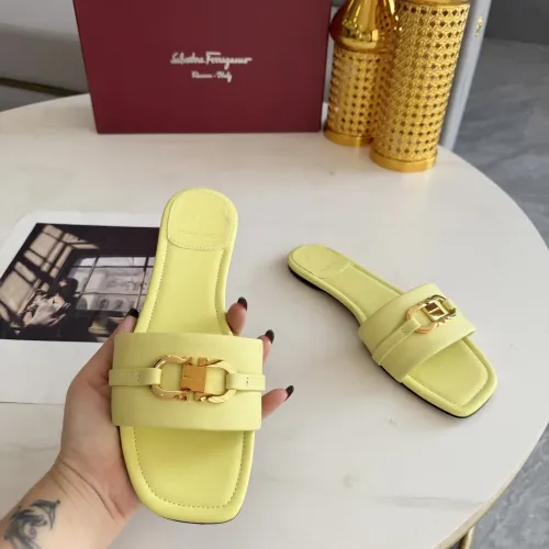 Cheap Salvatore Ferragamo Slippers For Women #1409341 Replica Wholesale [$82.00 USD] [ITEM#1409341] on Replica Salvatore Ferragamo Slippers