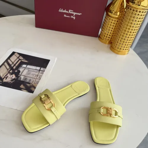 Cheap Salvatore Ferragamo Slippers For Women #1409341 Replica Wholesale [$82.00 USD] [ITEM#1409341] on Replica Salvatore Ferragamo Slippers