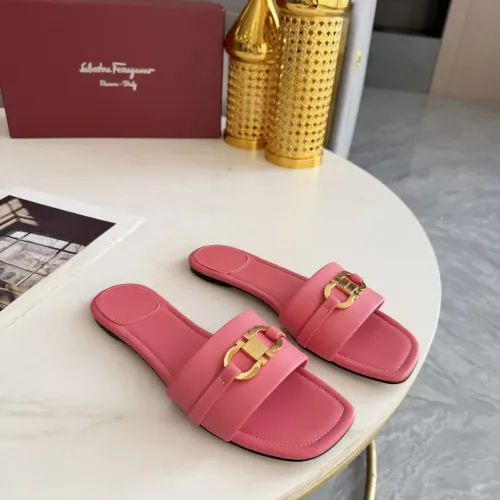 Cheap Salvatore Ferragamo Slippers For Women #1409342 Replica Wholesale [$82.00 USD] [ITEM#1409342] on Replica Salvatore Ferragamo Slippers