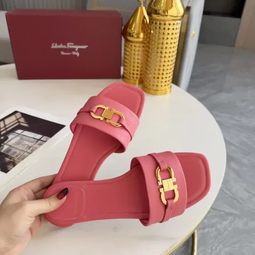 Cheap Salvatore Ferragamo Slippers For Women #1409342 Replica Wholesale [$82.00 USD] [ITEM#1409342] on Replica Salvatore Ferragamo Slippers