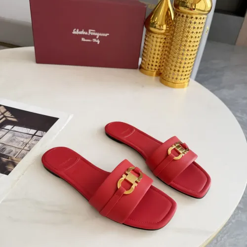 Cheap Salvatore Ferragamo Slippers For Women #1409343 Replica Wholesale [$82.00 USD] [ITEM#1409343] on Replica Salvatore Ferragamo Slippers