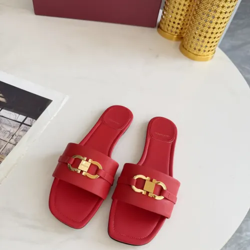 Cheap Salvatore Ferragamo Slippers For Women #1409343 Replica Wholesale [$82.00 USD] [ITEM#1409343] on Replica Salvatore Ferragamo Slippers