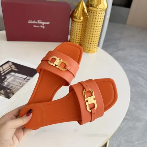 Cheap Salvatore Ferragamo Slippers For Women #1409344 Replica Wholesale [$82.00 USD] [ITEM#1409344] on Replica Salvatore Ferragamo Slippers