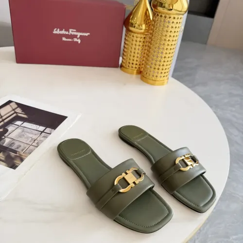 Cheap Salvatore Ferragamo Slippers For Women #1409346 Replica Wholesale [$82.00 USD] [ITEM#1409346] on Replica Salvatore Ferragamo Slippers
