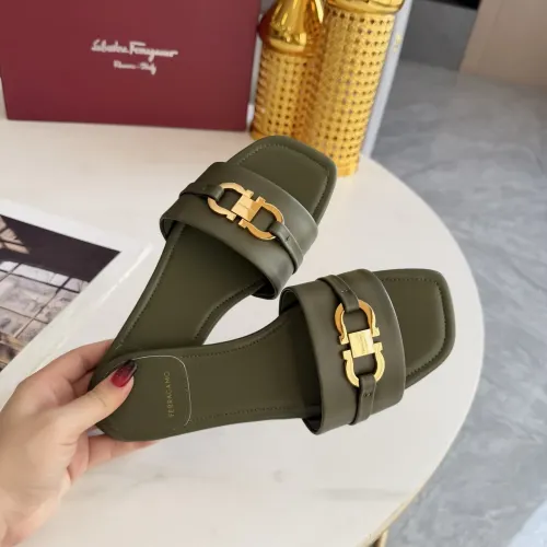 Cheap Salvatore Ferragamo Slippers For Women #1409346 Replica Wholesale [$82.00 USD] [ITEM#1409346] on Replica Salvatore Ferragamo Slippers