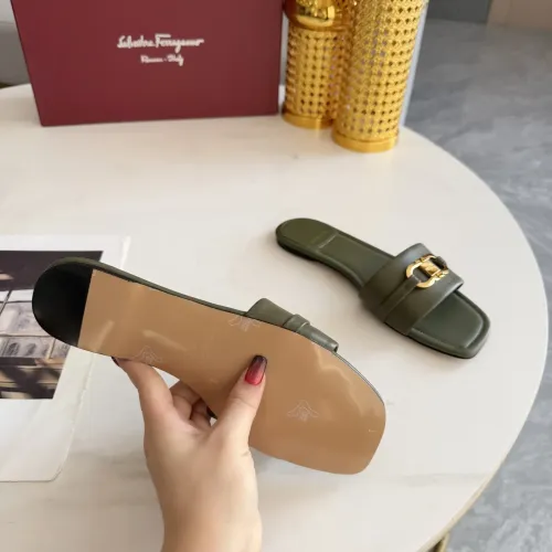 Cheap Salvatore Ferragamo Slippers For Women #1409346 Replica Wholesale [$82.00 USD] [ITEM#1409346] on Replica Salvatore Ferragamo Slippers