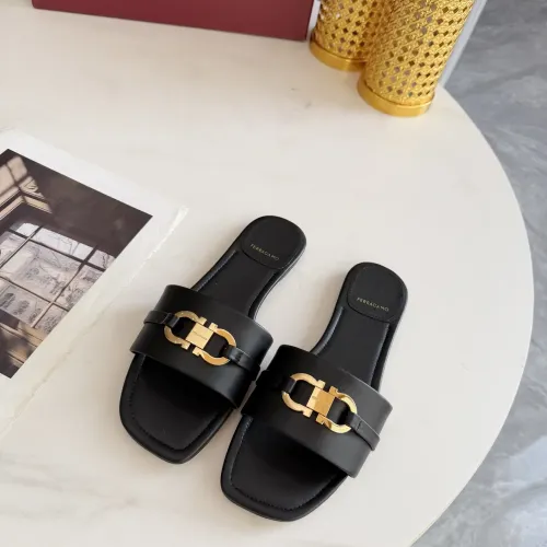 Cheap Salvatore Ferragamo Slippers For Women #1409347 Replica Wholesale [$82.00 USD] [ITEM#1409347] on Replica Salvatore Ferragamo Slippers