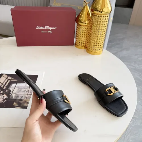 Cheap Salvatore Ferragamo Slippers For Women #1409347 Replica Wholesale [$82.00 USD] [ITEM#1409347] on Replica Salvatore Ferragamo Slippers