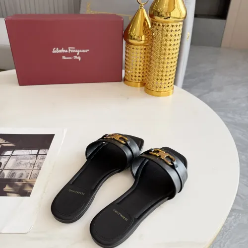 Cheap Salvatore Ferragamo Slippers For Women #1409347 Replica Wholesale [$82.00 USD] [ITEM#1409347] on Replica Salvatore Ferragamo Slippers