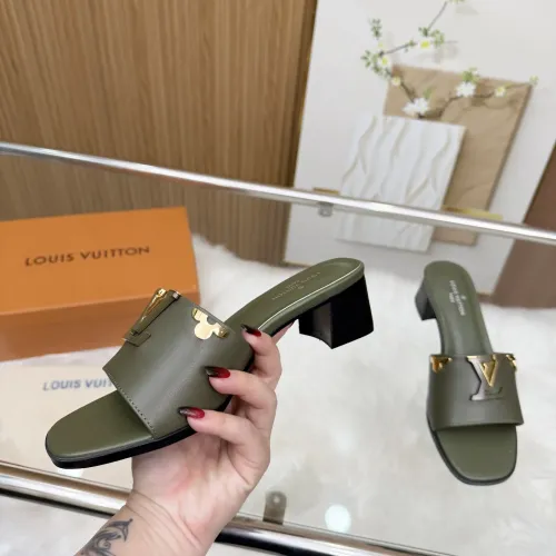 Cheap Louis Vuitton Slippers For Women #1409367 Replica Wholesale [$88.00 USD] [ITEM#1409367] on Replica Louis Vuitton Slippers