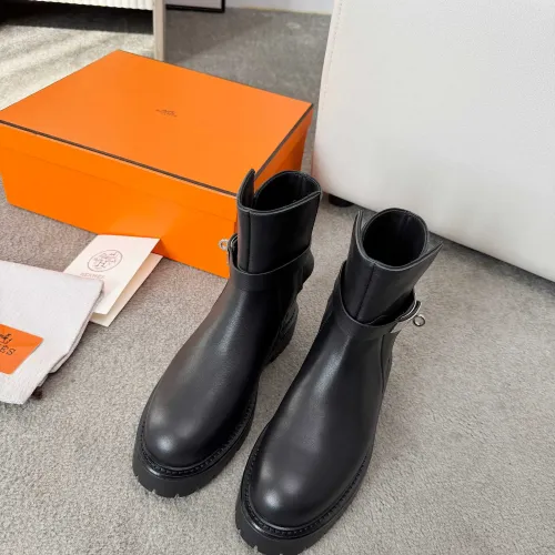 Cheap Hermes Boots For Women #1409379 Replica Wholesale [$118.00 USD] [ITEM#1409379] on Replica Hermes Boots