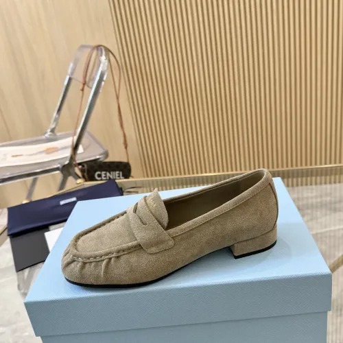 Cheap Prada Leather Shoes For Women #1409383 Replica Wholesale [$102.00 USD] [ITEM#1409383] on Replica Prada Leather Shoes