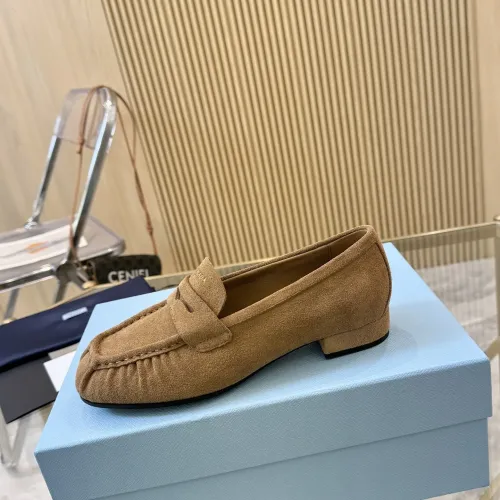 Cheap Prada Leather Shoes For Women #1409384 Replica Wholesale [$102.00 USD] [ITEM#1409384] on Replica Prada Leather Shoes