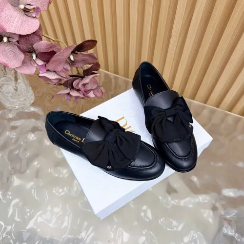 Cheap Christian Dior Leather Shoes For Women #1409392 Replica Wholesale [$115.00 USD] [ITEM#1409392] on Replica Christian Dior Leather Shoes