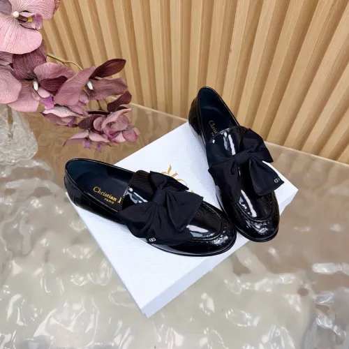 Cheap Christian Dior Leather Shoes For Women #1409393 Replica Wholesale [$115.00 USD] [ITEM#1409393] on Replica Christian Dior Leather Shoes