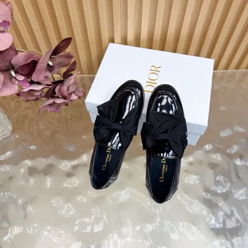 Cheap Christian Dior Leather Shoes For Women #1409393 Replica Wholesale [$115.00 USD] [ITEM#1409393] on Replica Christian Dior Leather Shoes