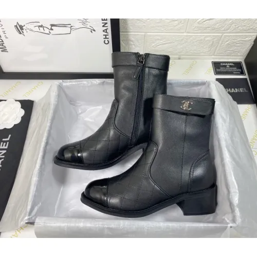 Cheap Chanel Boots For Women #1409401 Replica Wholesale [$118.00 USD] [ITEM#1409401] on Replica Chanel Boots