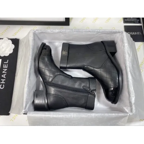 Cheap Chanel Boots For Women #1409401 Replica Wholesale [$118.00 USD] [ITEM#1409401] on Replica Chanel Boots