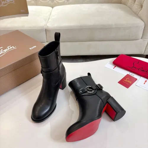 Cheap Christian Louboutin Boots For Women #1409402 Replica Wholesale [$115.00 USD] [ITEM#1409402] on Replica Christian Louboutin Boots