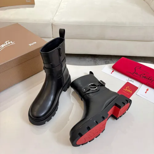 Cheap Christian Louboutin Boots For Women #1409403 Replica Wholesale [$115.00 USD] [ITEM#1409403] on Replica Christian Louboutin Boots