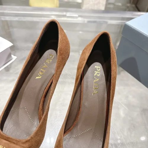 Cheap Prada High-heeled Shoes For Women #1409410 Replica Wholesale [$108.00 USD] [ITEM#1409410] on Replica Prada High-heeled Shoes