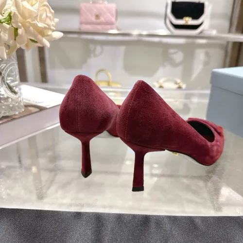 Cheap Prada High-heeled Shoes For Women #1409411 Replica Wholesale [$108.00 USD] [ITEM#1409411] on Replica Prada High-heeled Shoes