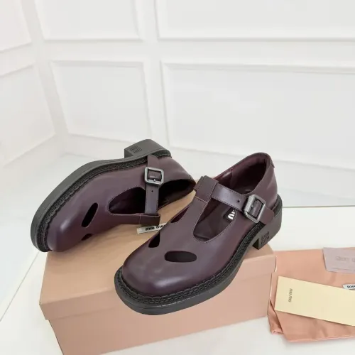 MIU MIU Leather Shoes For Women #1409418