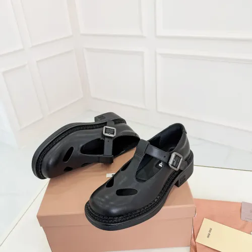 MIU MIU Leather Shoes For Women #1409419