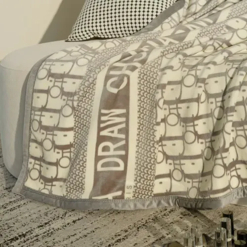 Cheap Christian Dior Blanket #1409420 Replica Wholesale [$64.00 USD] [ITEM#1409420] on Replica Christian Dior Blanket