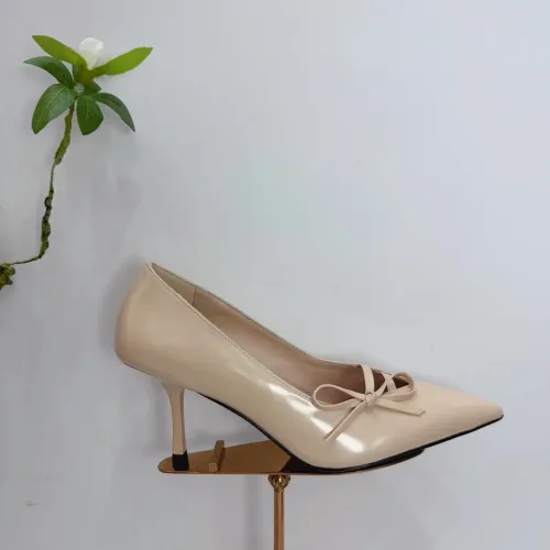 Cheap Prada High-heeled Shoes For Women #1409435 Replica Wholesale [$102.00 USD] [ITEM#1409435] on Replica Prada High-heeled Shoes